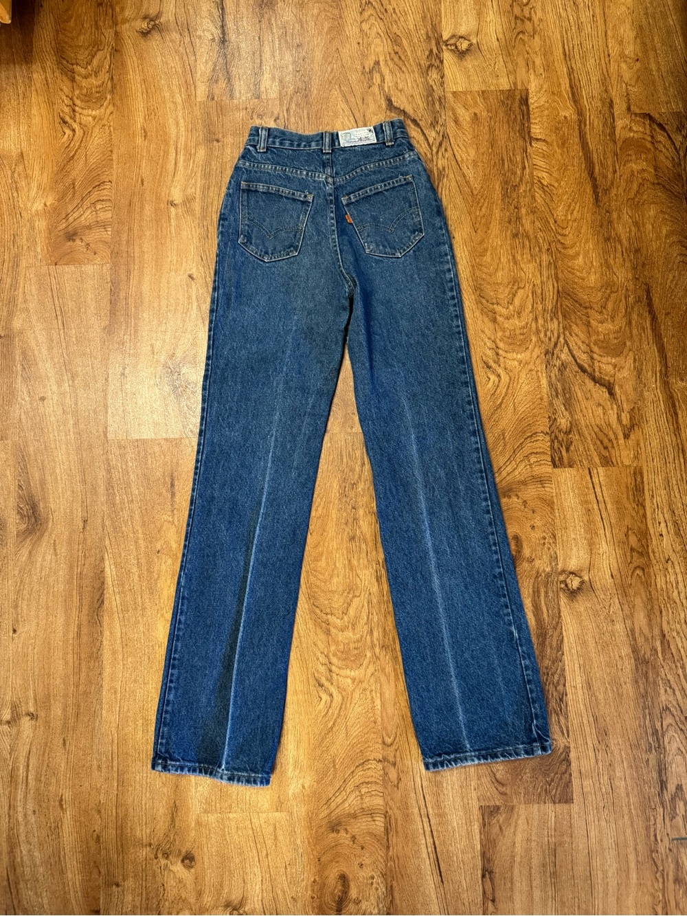 Vintage Orange Tab California Straights Levi’s Jeans. 23